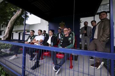 Rafa Márquez, DT de la Selección Mexicana, estuvo en las instalaciones del Guadalajara