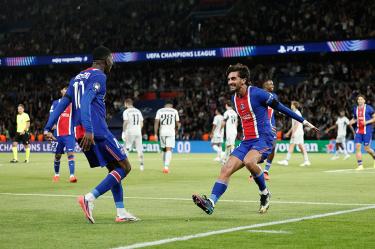 En el PSG vs Slovan Bratislava se dio la máxima goleada de este miércoles 9 de septiembre en la Champions League