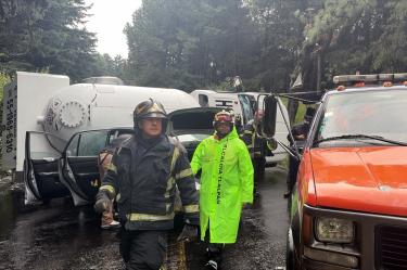 Para prevenir riesgos fue necesario cerrar ambos sentidos de la circulación