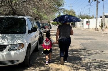 Debido a las altas temperaturas que alcanzan los 50 grados centígrados en Baja California, las clases en todos los niveles de educación pública se realizarán en modalidad a distancia.