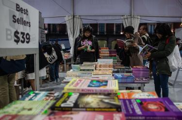 Feria Internacional del Libro en Zócalo 2024.