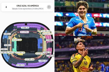 Los boletos para el Cruz Azul Vs América cuenta con miles de localidades disponibles a horas del inicio del Clásico Joven.