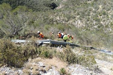 Tras el accidente, la zona fue asegurada por personal de la policía municipal y peritos