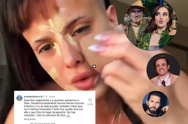 Famosos externaron apoyo a Gala Montes; ella les responde