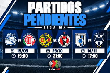 Quedan tres partidos pendientes de la Jornada 7 del Apertura 2026.
