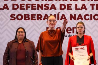 Verónica Díaz tomó protesta como coordinadora de Morena en Zacatecas entre abucheos de simpatizantes de José Narro.