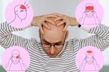 ¿Dónde te duele la cabeza? La zona puede dar pistas sobre su posible origen