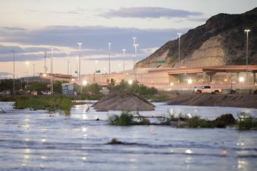 Río Bravo, en Ciudad Juárez