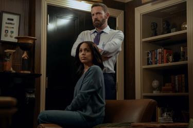 Kerry Washington es Abigail y Ben Affleck, Mark, en Animales, la nueva película de Netflix.