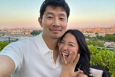 Simu Liu y Allison Hsu se casaron recientemente en Francia