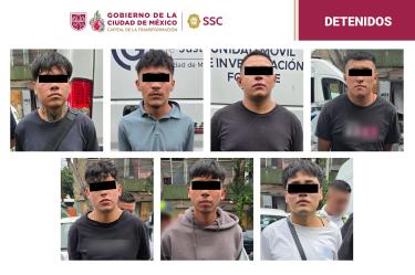 Una vez en el lugar, los agentes de la SSC auxiliaron a sus compañeros y controlaron la agresión