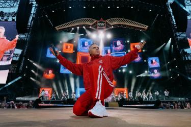 Robbie Williams se sorprendió con su publicidad en la CDMX.