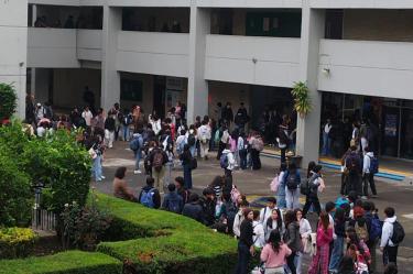 Los estudiantes que tomaron las instalaciones de la preparatoria, ubicada en la alcaldía Xochimilco