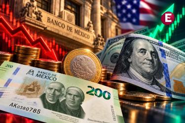Peso mexicano pierde valor frente al dólar estadounidense ante el avance global del dólar y expectativas sobre Banxico