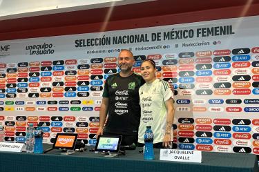 Pedro López y Jacqueline Ovalle ofrecieron conferencia de prensa en Aguascalientes