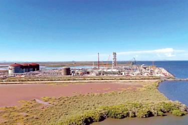 Planta de amoniaco en Topolobampo, Sinaloa.