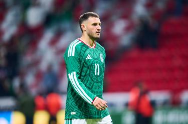 Santiago Gimenez con la Selección Mexicana
