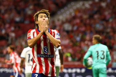 Kang In Lee comenzó a defender la jersey del Atlético de Madrid apenas esta temporada