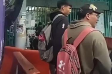 Imagen del momento del ataque en el Colegio de Bachilleres Plantel 6