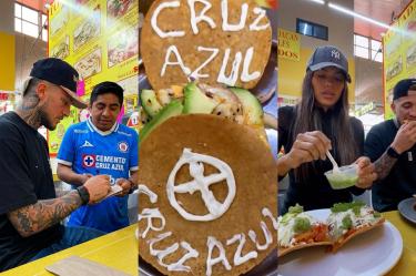 Gonzalo Piovi recibió una tostada personalizada del equipo cementero
