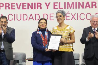 Tania Morales agradeció la confianza de la administración y de la sociedad civil