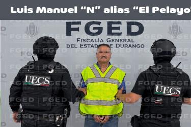 “El Pelayo” fue puesto a disposición del juez de control, llevándose a cabo la audiencia de vinculación a proceso por el delito de extorsión agravada