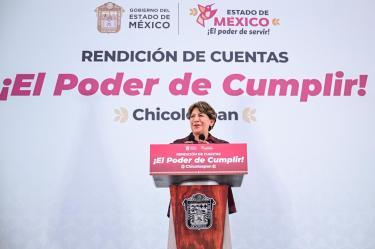 Durante su mensaje en Chicolopan, Gómez Álvarez destacó el impacto directo de los programas sociales implementados en la entidad.