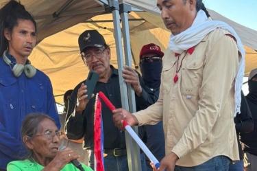 El gobernador de Sonora, Alfonso Durazo Montaño, reconoció a la nueva autoridad tradicional del pueblo originario