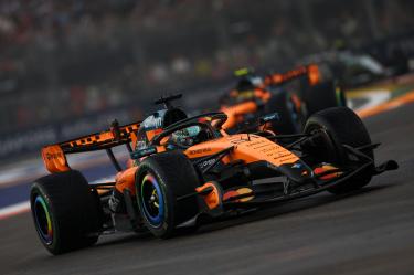 Piastri buscaba el cuarto lugar en la Sprint, hasta que ocurrió el accidente