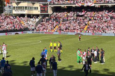 Partido entre Rayo Vallecano y Athletic Club es suspendido por protestas de los aficionados