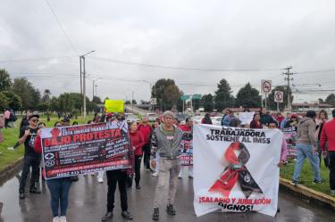 Los participantes también señalaron que el IMSS pertenece a los trabajadores, patrones y al personal de salud y administrativo