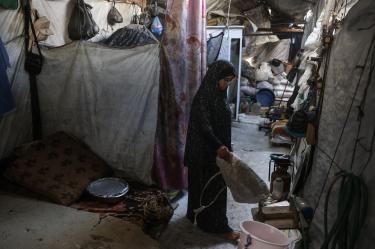 Los residentes aseguran que los drones sobrevuelan sin descanso los campamentos de los palestinos desplazados.