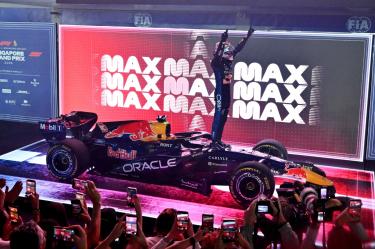 Verstappen consiguió su primera victoria en el GP de Singapur