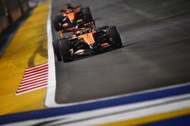Norris acabó cuarto en la carrera dominical