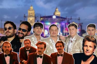 Enjambre, Mau y Ricky y Los Recoditos en el Zócalo de la CDMX