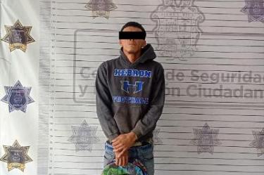 La persona quedó detenida por amenazas y puesta a disposición del Ministerio Público