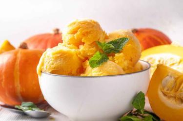 Receta de helado de calabaza