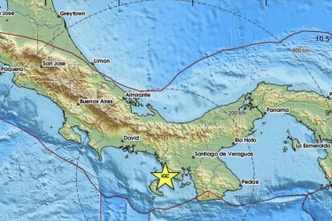 Sismo de 6.1 grados sacude el sur de Panamá