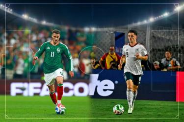Santi Giménez y Alvaro Fidalgo recientemente compartieron vestidor con el Tri