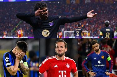 Durante los 9 partidos del martes 13 de octubre, se anotaron 32 goles en la Champions League.