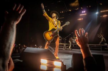 Enrique Bunbury se presentó en el Auditorio Nacional de la CDMX.