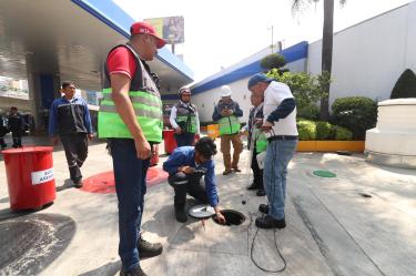 Como medida preventiva, se realizó la evacuación de aproximadamente 220 personas