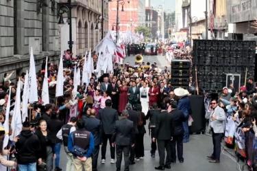 Calles aledañas al Congreso de la Ciudad de México