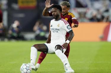 Vinícius Júnior salió a zona mixta para exponer su malestar tras ser sustituído y por la severa sanción que anunció LaLiga poco antes del juego del Real Madrid ante la Roma.