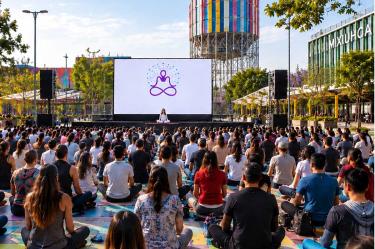 Meditación masiva