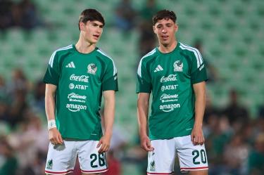 Armando González y Mateo Chávez con la Selección Mexicana