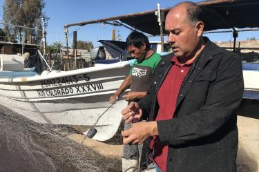 Carlos Alberto Tirado, Representante de la Federación Regional de Sociedades Cooperativas "Pescadores de la Reserva de la Biósfera",
