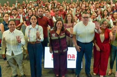 La presidenta nacional de Morena, Ariadna Montiel Reyes, destacó la trayectoria y cercanía con la gente de Beatriz Mojica,  Coordinadora Estatal de los Comités de Defensa de la Transformación y la Soberanía Nacional en Guerrero.