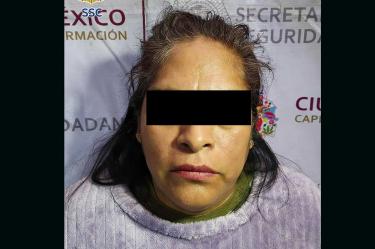 La detenida