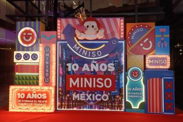 Miniso cumple 10 años en México.